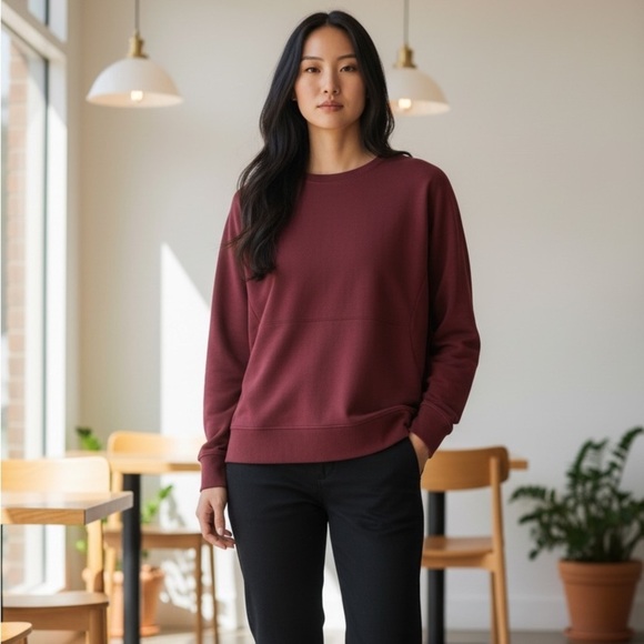 Kuhl Sweaters - Kuhl Women's Crew Neck Sweater - Burgundy